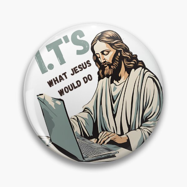 Artikelvorschau, I.T ist, was Jesus tun würde. Design für Techniker, Softwareentwickler, Softwareingenieure, Computerprogrammierer entworfen und verkauft von Invisible-Cult.