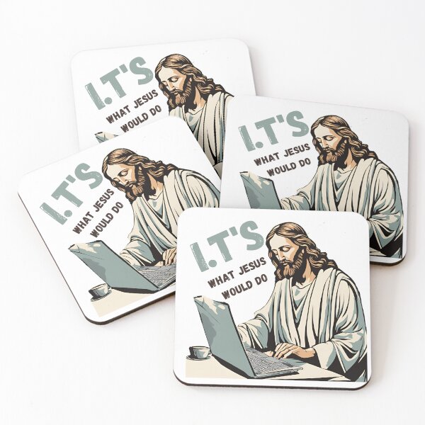 Artikelvorschau, I.T ist, was Jesus tun würde. Design für Techniker, Softwareentwickler, Softwareingenieure, Computerprogrammierer entworfen und verkauft von Invisible-Cult.