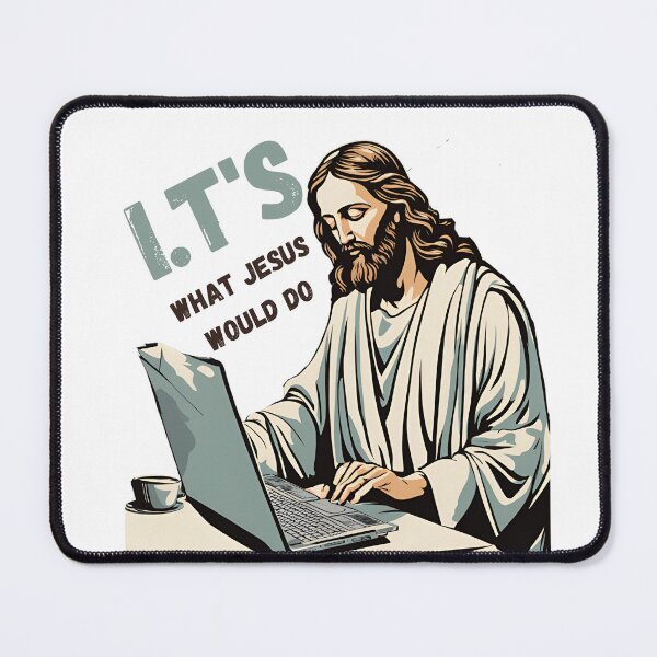 Artikelvorschau, I.T ist, was Jesus tun würde. Design für Techniker, Softwareentwickler, Softwareingenieure, Computerprogrammierer entworfen und verkauft von Invisible-Cult.