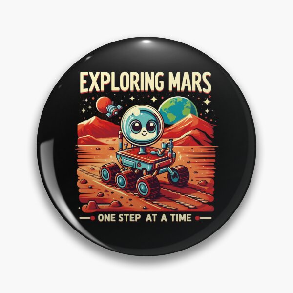 Item preview, Exploring Mars One Step at a Time designed and sold by CreativeFlux.