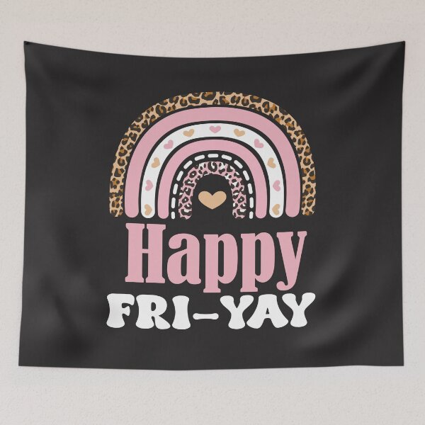 Item preview,  Happy Fri-Yay Friday Lovers Fun   Weekend T-Shirt designed and sold by Fadawich.