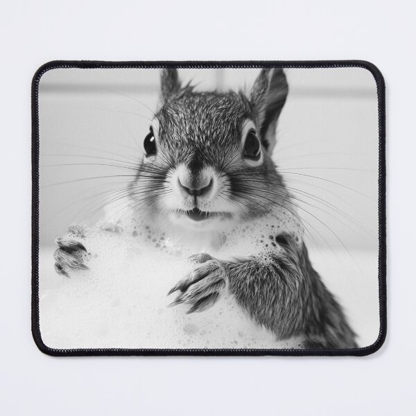 Item preview, Squirrel Taking a Bath, Funny Vintage Animal Photo designed and sold by CheekyAnimalz.