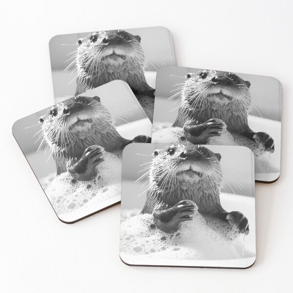 Item preview, Otter Taking a Bath, Funny Vintage Animal Photo designed and sold by CheekyAnimalz.