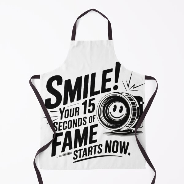 Item preview, Smile, Your 15 Seconds of Fame Starts Now | Fun and Witty Camera-Themed Design designed and sold by Simplehue.