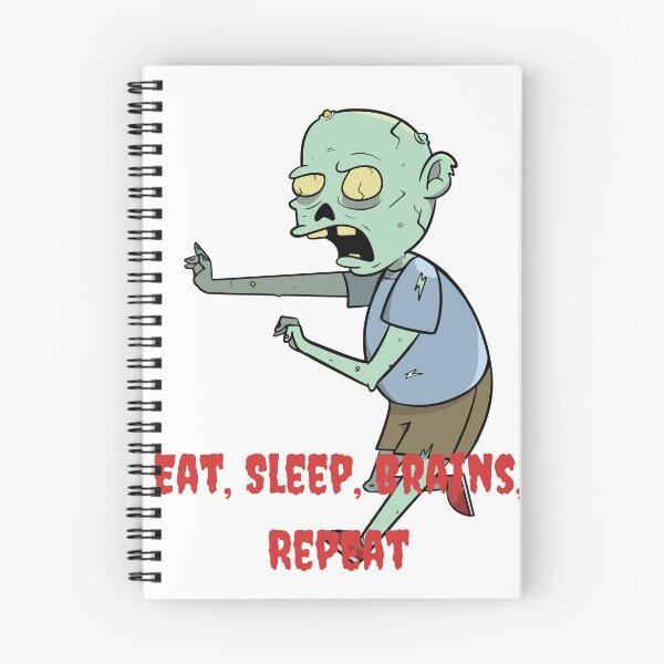 Item preview, Eat, Sleep, Brains, Repeat | Funny Zombie Word Design designed and sold by TrueMotion.