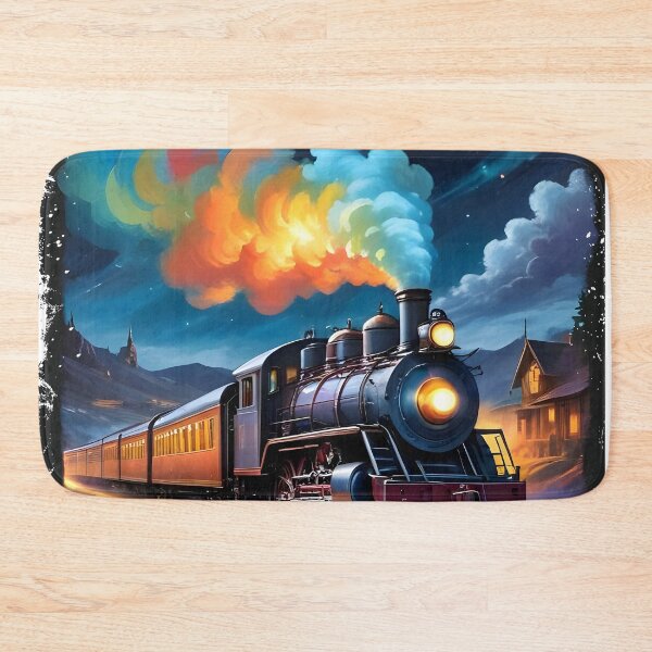 Item preview,  V.Gogh Steam Train, Steam Train Locomotive, vintage train designed and sold by VISIONSTURME.