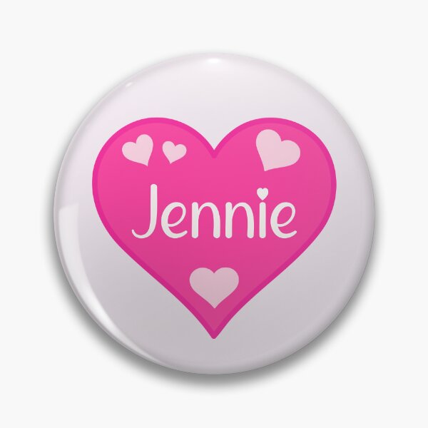Item preview, Jennie Name Pink Heart  designed and sold by Jeallan Designs.