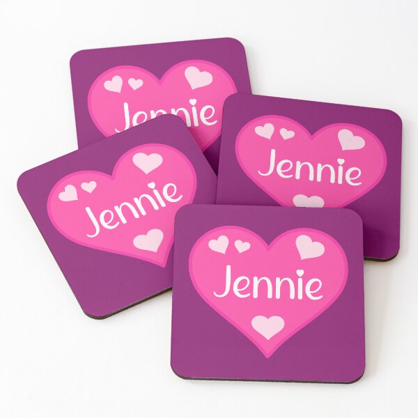 Item preview, Jennie Name Pink Heart  designed and sold by Jeallan Designs.