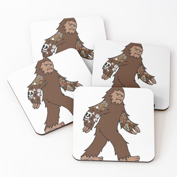 Item preview, Tatted Bigfoot designed and sold by sleepyheadedbb.