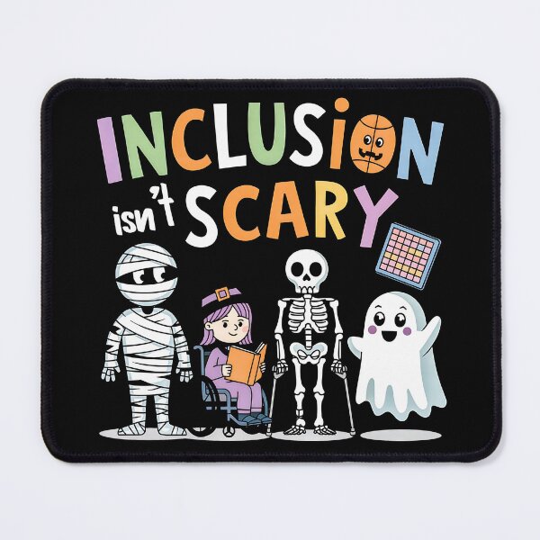 Item preview, Inclusion Isn't Scary Halloween Costume Mummy Ghost Boo designed and sold by NexaArts.