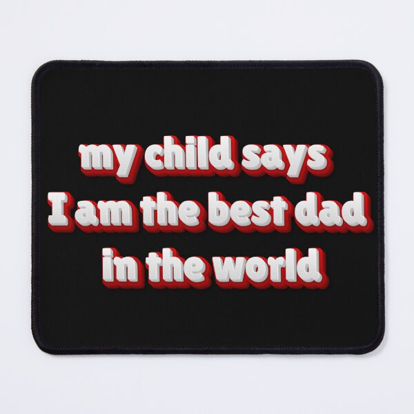 Item preview, Personalized T-Shirt: Best Dad in the World designed and sold by TeeDesignMaster.