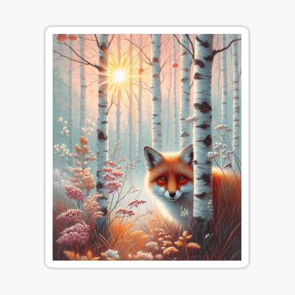 Item preview, Fox in the forest designed and sold by Wild-way.