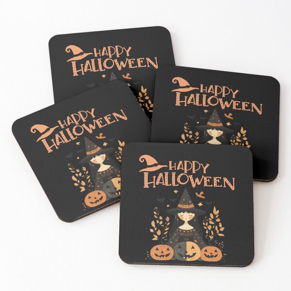 Item preview, Happy halloween folk scandinavian designed and sold by Rathnau.