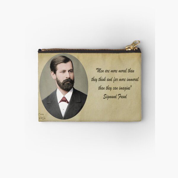 Item preview, Sigmfund Freud quote on morality designed and sold by PatSeg Photos.