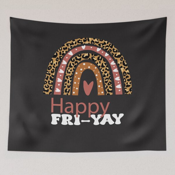 Item preview,  Happy Fri-Yay Friday Lovers Fun   Weekend T-Shirt designed and sold by Fadawich.