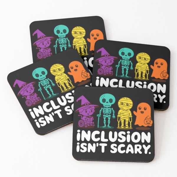 Item preview, Inclusion Isn't Scary Halloween Costume Mummy Ghost Boo designed and sold by NexaArts.