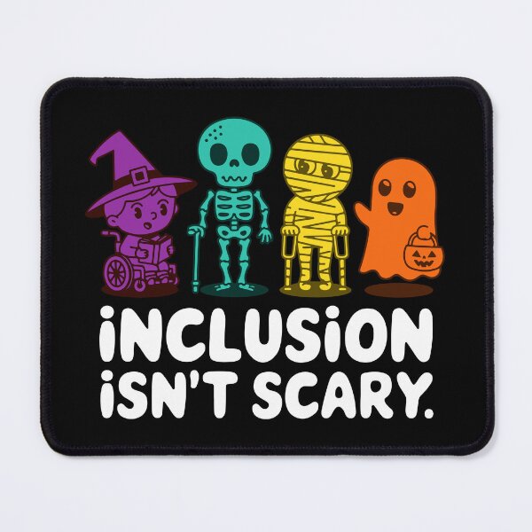 Item preview, Inclusion Isn't Scary Halloween Costume Mummy Ghost Boo designed and sold by NexaArts.