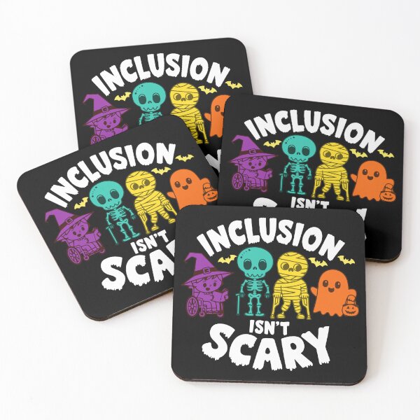 Item preview, Inclusion Isn't Scary Halloween Costume Mummy Ghost Boo designed and sold by NexaArts.