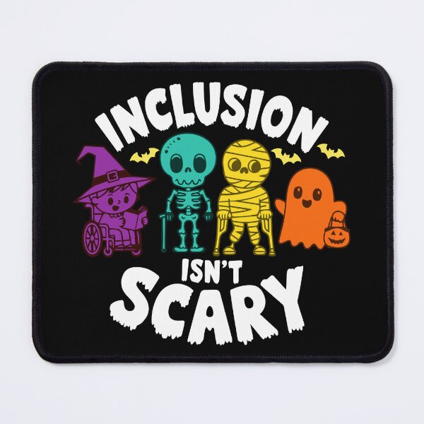 Item preview, Inclusion Isn't Scary Halloween Costume Mummy Ghost Boo designed and sold by NexaArts.