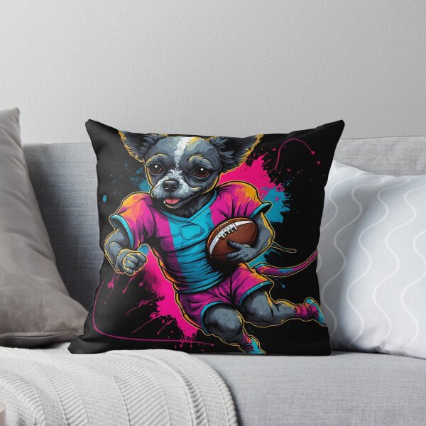 Item preview, Poodle dog playing american football designed and sold by Furrifico.