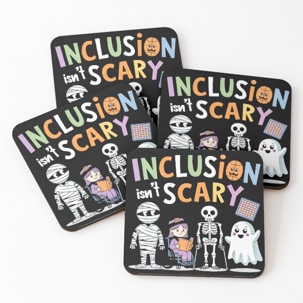Item preview, Inclusion Isn't Scary Halloween Costume Mummy Ghost Boo designed and sold by NexaArts.