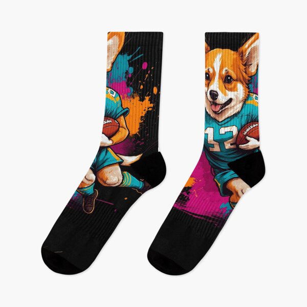 Item preview, Corgi dog playing american football designed and sold by Furrifico.