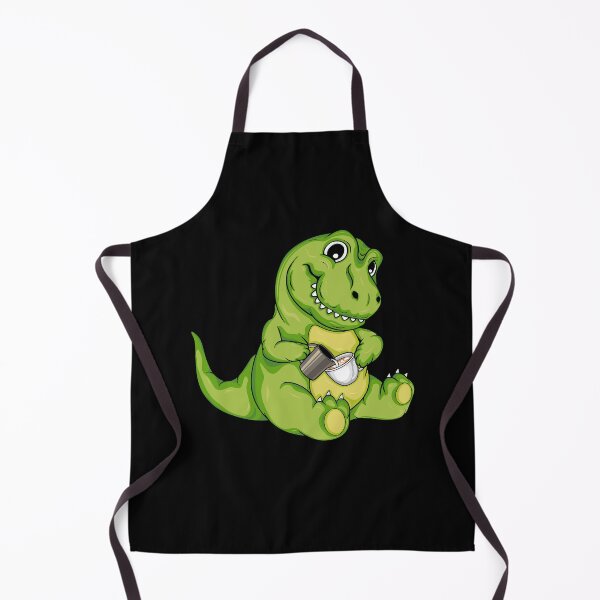 Item preview, Cute T-Rex Pouring Latte Art Coffee Dinosaur Barista designed and sold by DSWShirts.