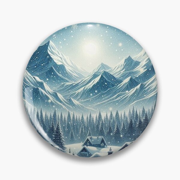 Item preview, Falling Snowflakes Snowy Landscape designed and sold by Simplybe1.