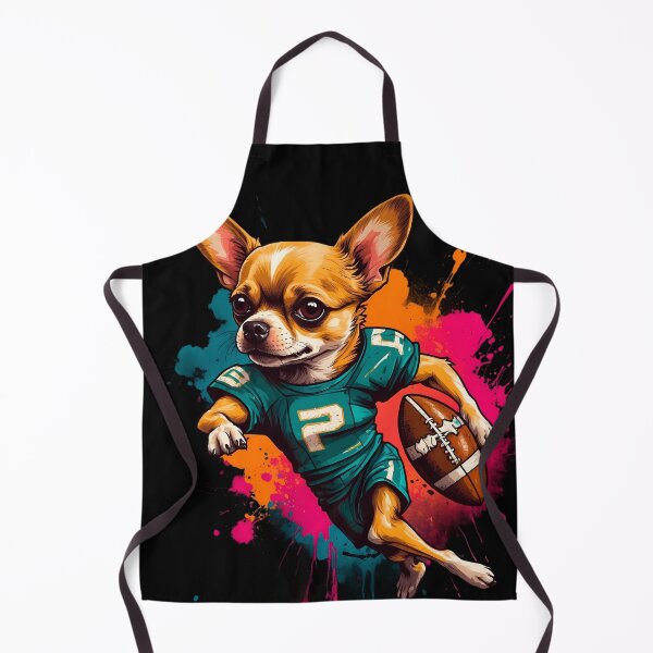Item preview, Chihuahua dog playing american football designed and sold by Furrifico.