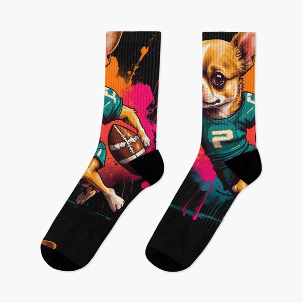 Item preview, Chihuahua dog playing american football designed and sold by Furrifico.