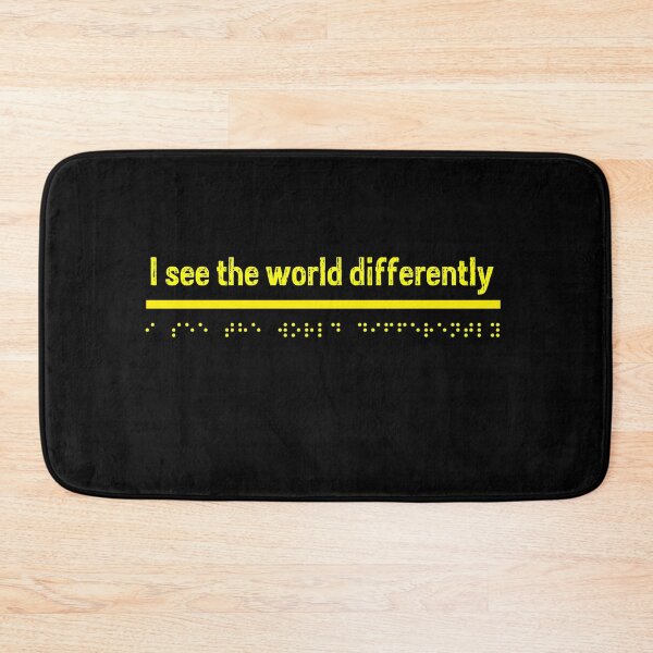 Item preview, I see the world differently - Yellow  designed and sold by Bad Zombie .