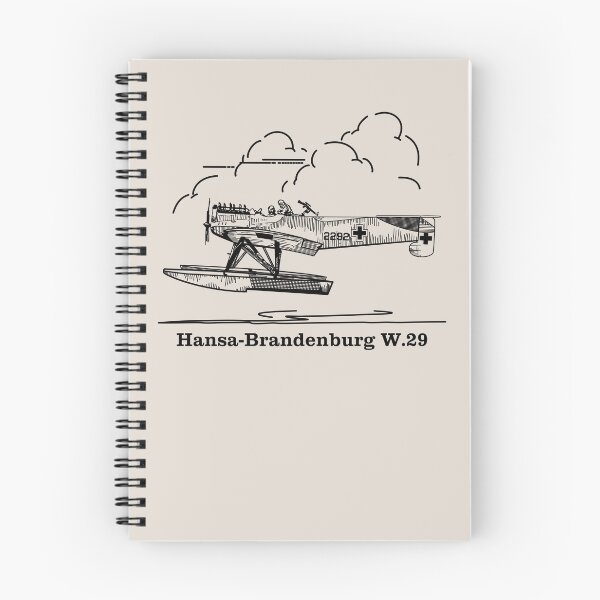 Item preview, Hansa-Brandenburg W.29 German WW1 Floatplane Flying Clouds designed and sold by MilitaryMart.