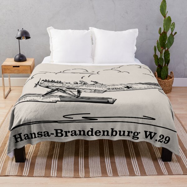 Item preview, Hansa-Brandenburg W.29 German WW1 Floatplane Flying Clouds designed and sold by MilitaryMart.