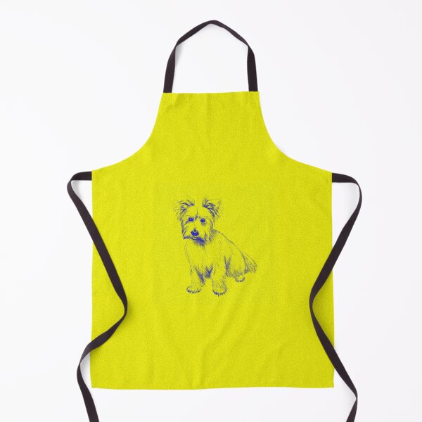 Item preview, Doggotone - Duotone Dog (Yellow & Blue) designed and sold by thebigleebowski.