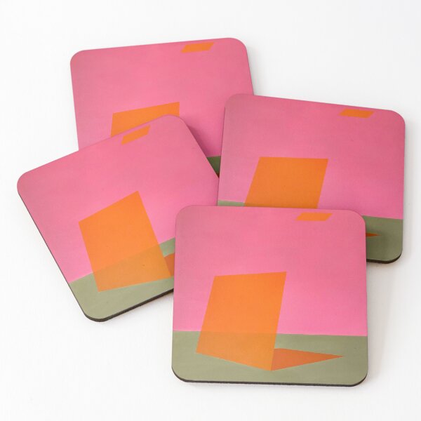 Item preview, FLOAT - Orange Red Form Pink Sky Green Ground designed and sold by Johanna-PI.
