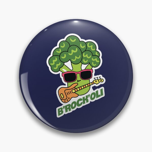 Item preview, B'Rock'Oli: A Rockin' Veggie PunDesign designed and sold by hitechmom.