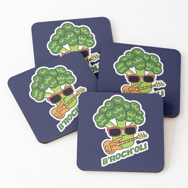 Item preview, B'Rock'Oli: A Rockin' Veggie PunDesign designed and sold by hitechmom.