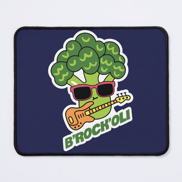 Item preview, B'Rock'Oli: A Rockin' Veggie PunDesign designed and sold by hitechmom.