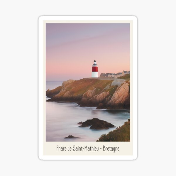 Saint Mathieu Lighthouse, Finistère Sticker