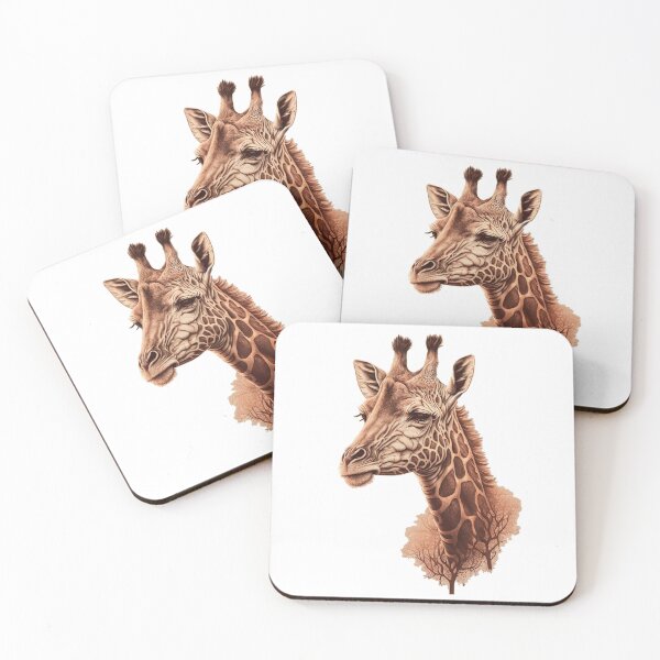 Artikelvorschau, Giraffen-Vibes: Anmut und Größe in Harmonie entworfen und verkauft von WildlifeSafari.