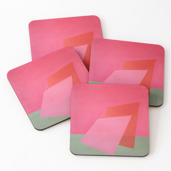Item preview, LAY II - Orange Red Form Pink Sky Green Ground designed and sold by Johanna-PI.