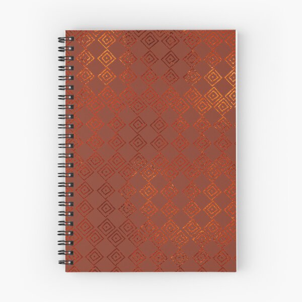 Item preview, Fall Burnt Red Geometric Pattern designed and sold by bowsbotanicals.
