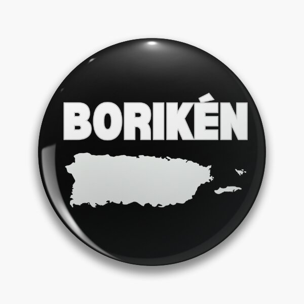 Item preview, Borikén island in white - pocket design minimalist designed and sold by DesignCollectiv.