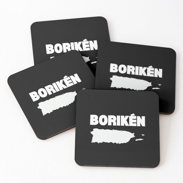Item preview, Borikén island in white - pocket design minimalist designed and sold by DesignCollectiv.