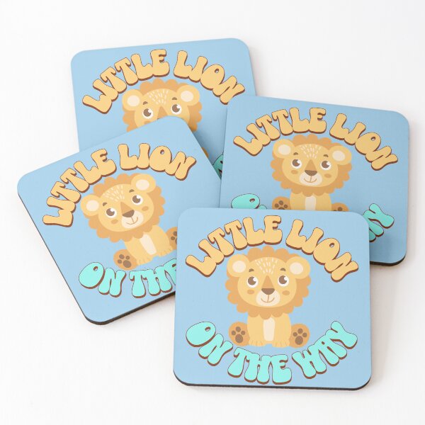 Item preview, Little Lion on the Way - Cute Lion Pregnancy Announcement Design designed and sold by NymeriaH.