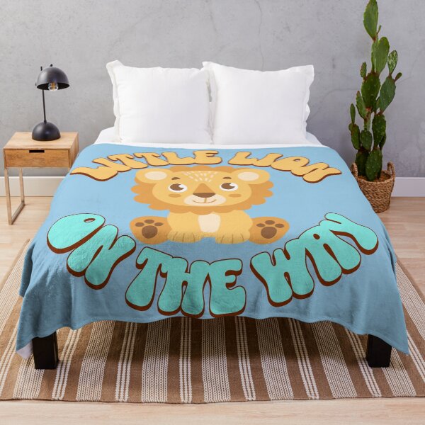 Item preview, Little Lion on the Way - Cute Lion Pregnancy Announcement Design designed and sold by NymeriaH.