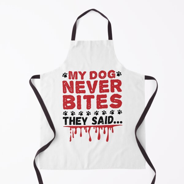 Item preview, My Dog Never Bites Funny Vet Tech Veterinary Technician designed and sold by jaygo.
