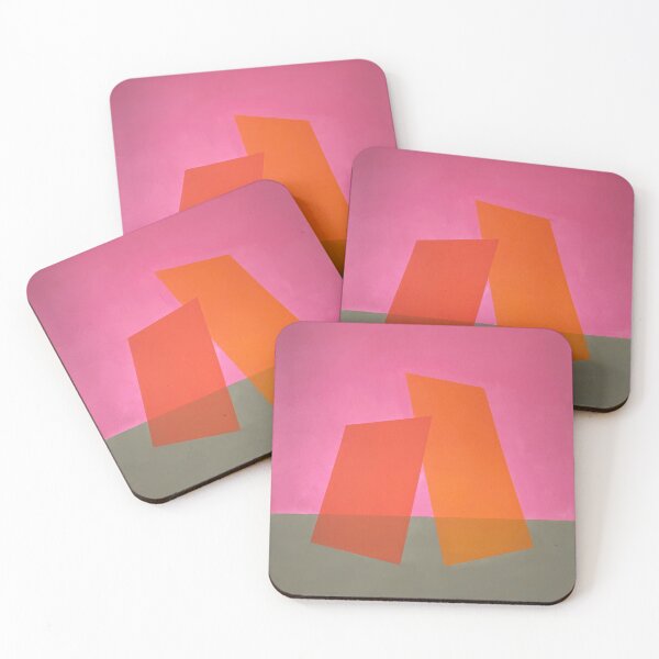 Item preview, LAY - Orange Red Form Pink Sky Green Ground designed and sold by Johanna-PI.