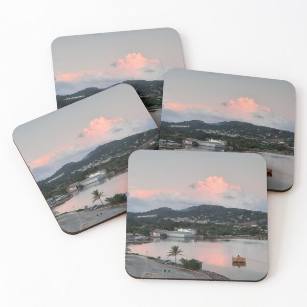 Item preview, Sunset coast from sea in Belize  designed and sold by KirasDemon.