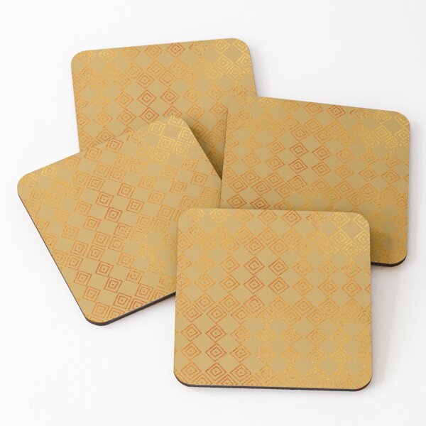 Item preview, Golden Fall Aztec Geometric Pattern designed and sold by bowsbotanicals.
